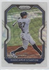 2021 Panini Prizm Tier II White Wave Prizm Giancarlo Stanton #180 00d2