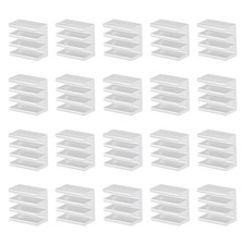 20 Pack 14x14x8mm Aluminum Alloy Electronic Cooler Radiator for MOS and IC Chip