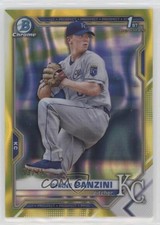 2021 Bowman Draft Chrome Yellow Lava Refractor 53/75 Shane Panzini #BDC-36 0m8