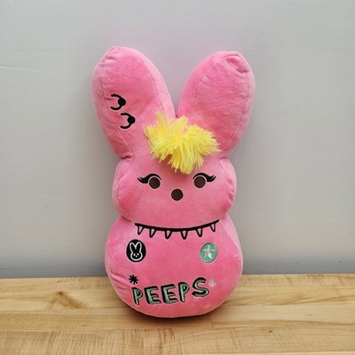 Easter Peeps Pink Emo PUNK ROCK Bunny 16'' Plush Toy 2024 Scene SOLD OUT Rare