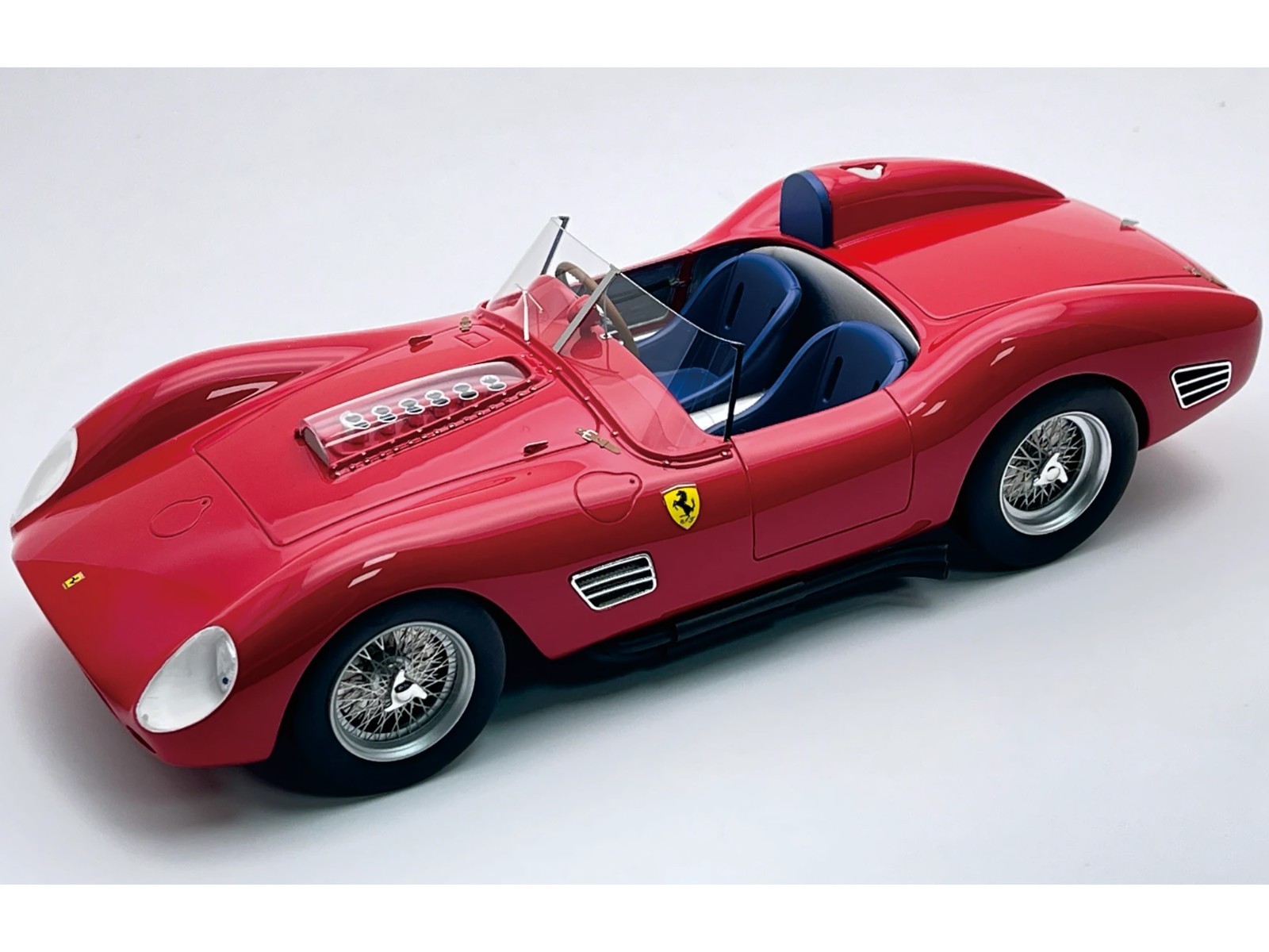 FERRARI 250 TR59-60 ''PRESS VER.'' CORSA RED 1/18 CAR BY TECNOMODEL TM18-261 A