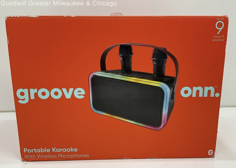 IOB Groove Onn Portable Karaoke with Wireless Microphones