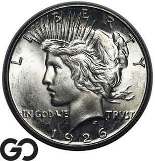 1926 S Peace Dollar Rare This Nice! Solid Gem BU Better Date