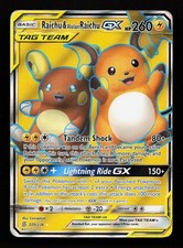 Raichu & Alolan Raichu GX 220/236 Ultra Rare Unified Minds Pokemon Card on eBay