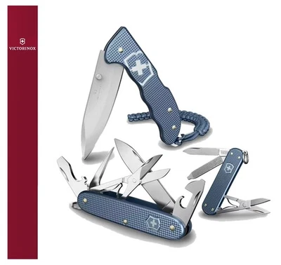 Victorinox Alox Bleu Glacial Série Complète 3 Pièces Édition Limitée 2026 - Photo 1/4