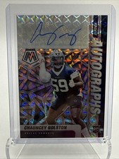 2021 Mosaic #RA-50, CHAUNCEY GOLSTON RC Auto, Dallas Cowboys, New York Giants