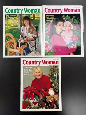 Country Woman magazine Lot Of 3, NOV/DEC 2003, MAY/JUNE 2003, MAR/APR 2003