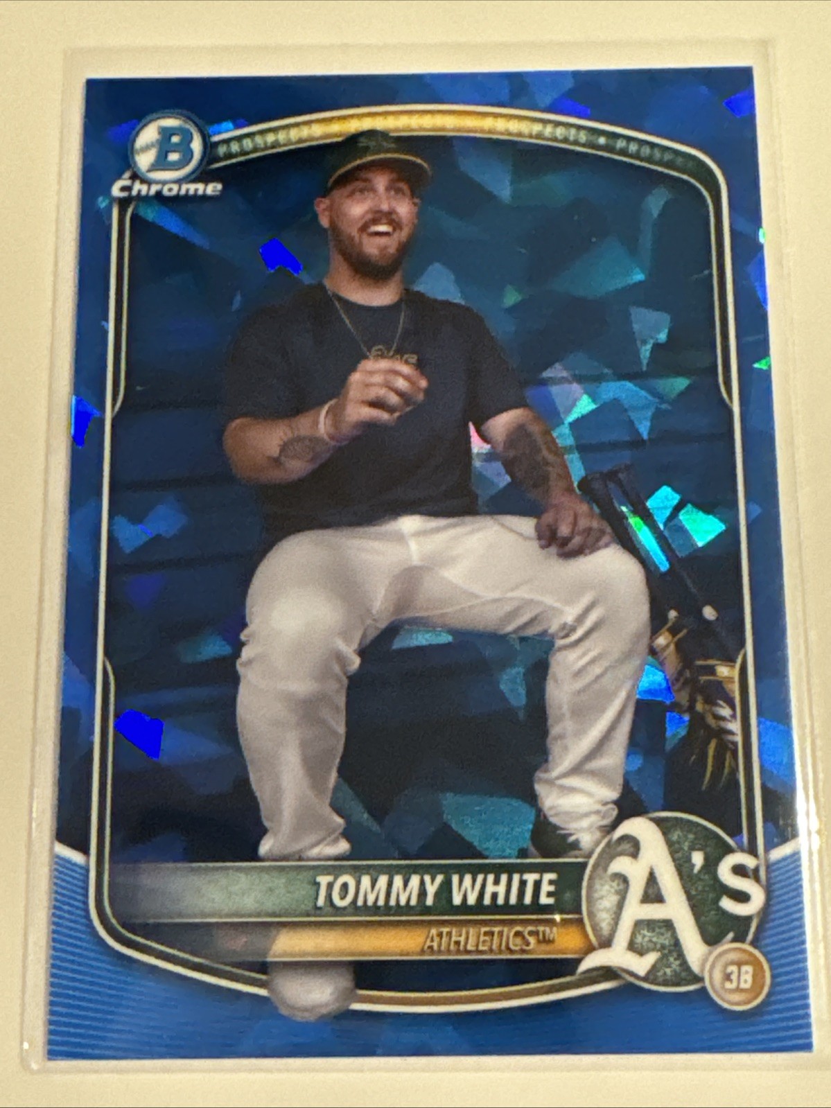 2025 Bowman Chrome Sapphire 1st Tommy White Image Variation SP  I.V.  #BCP-251