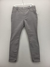 Time And Tru Womens Jeggings Jeans Large Gray High Rise Skinny Pull On New