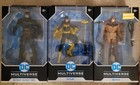 2 Batman + Batgirl McFarlane DC Multiverse figures White Knight Red 3 Jokers