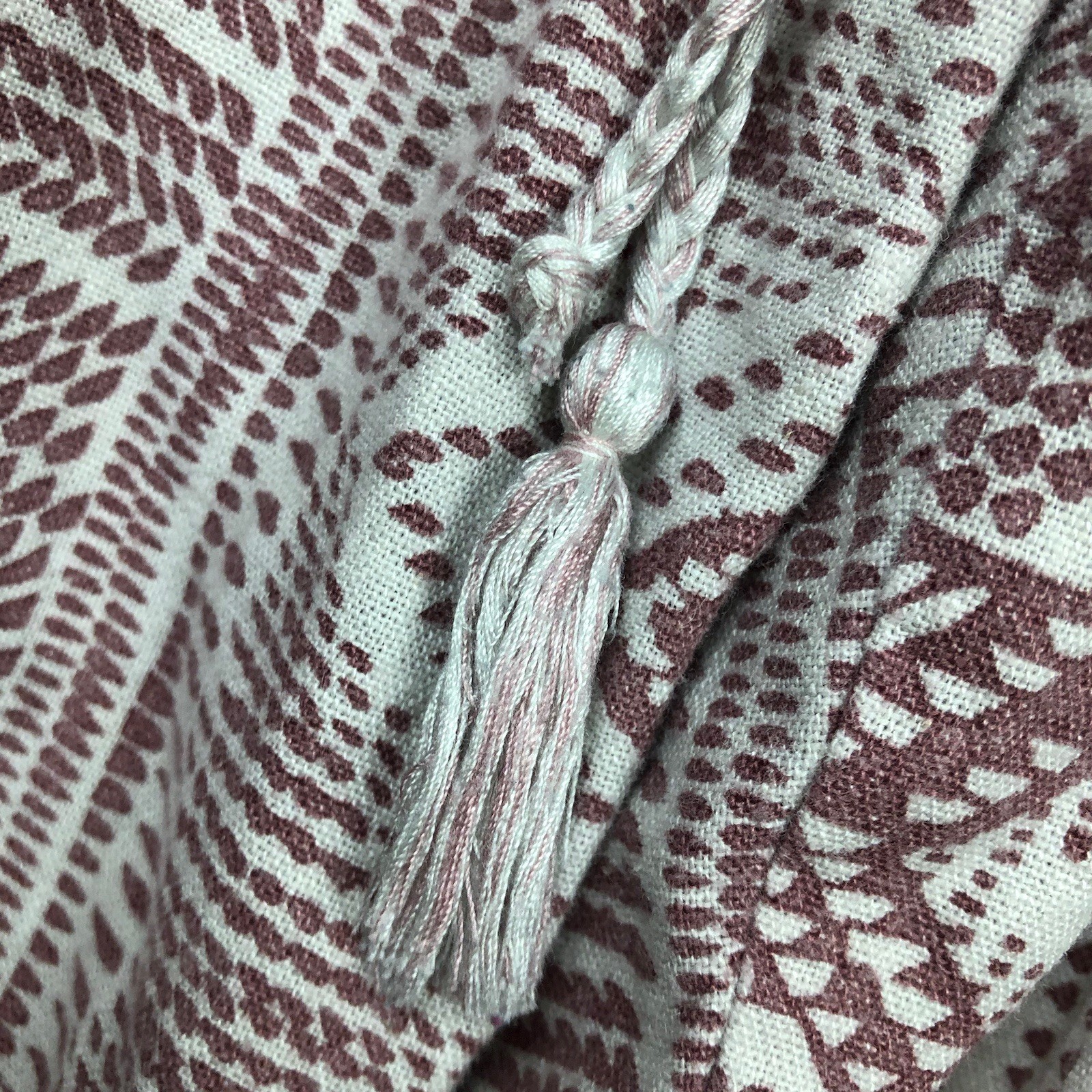 Rewash Sz L Faded Burgundy Casual Wide Leg Pants Stretch Waist *STAINS *READ