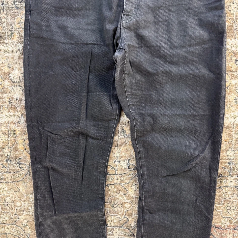 Saint Laurent Paris 2015 D02 черный джинсовой ткани узкие джинсы Hedi Slimane W33 - Изображение 3 из 4