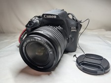 Canon EOS 2000D DSLR Camera with EF-S 18-55mm III Lens - used
