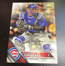 Topps 2016 Update Series Willson Contreras Rookie Card #US266 Chicago Cubs. rookie card picture