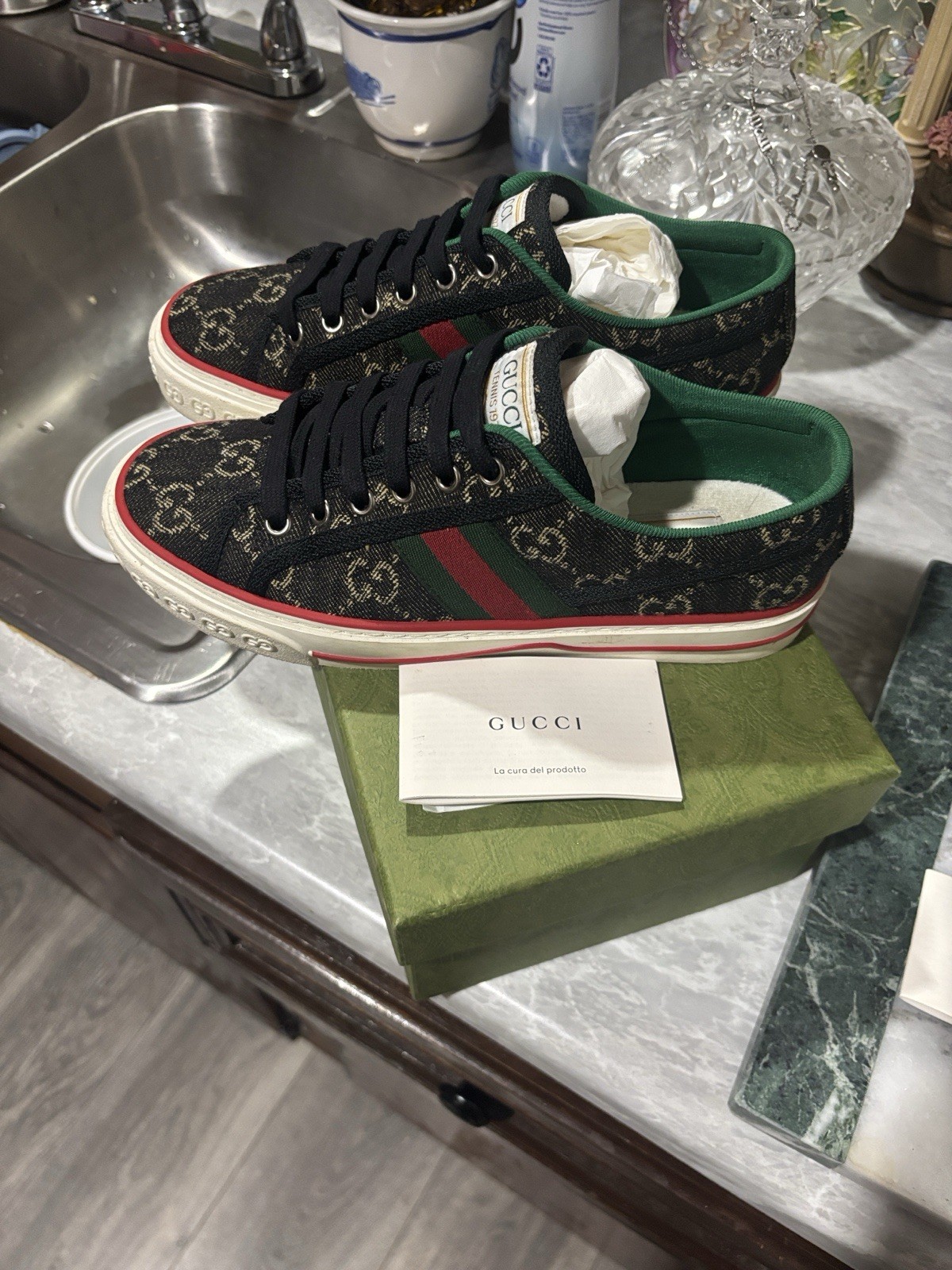 Gucci Woman Shoes Sneakers Used Authentic with Box Zize 36