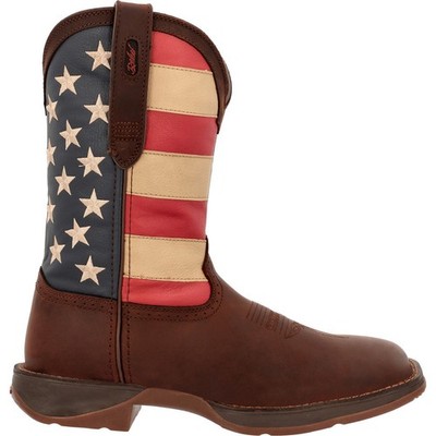 Rebel Patriotic Western Flag Pull-On Cowboy Boot by Durango DB5554