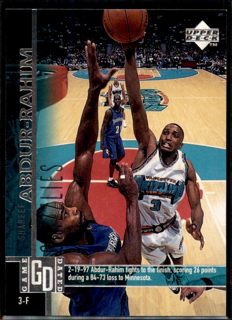 1997-98 Upper Deck #128 Shareef Abdur-Rahim
