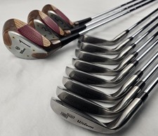 Wilson Patty Berg Full Golf Club Set Cup Defender Vintage Great Condition 3-P/W