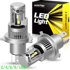 AUXITO H4 9003 Super White 30000LM LED Headlight Bulb High Low Beam Combo 2/4X