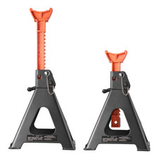 Kffkff 6 Ton Capacity Jack Stands Adjustable Height 14.6-22.8 In Heavy-duty St