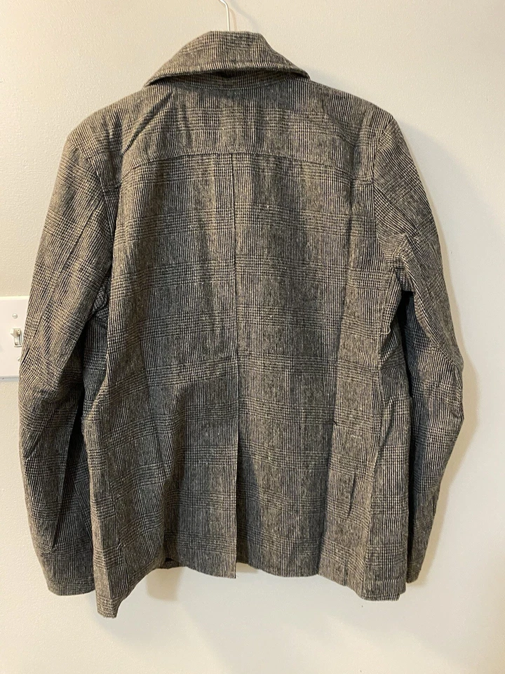 NUEVO CON ETIQUETAS Free People X Sandrine Rosa Mezcla Lana Kyoto Chaqueta Botón Delantero Talla Pequeña Foto 4 de 4