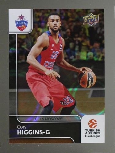 2016-17 Upper Deck Euroleague - Cory Higgins #63