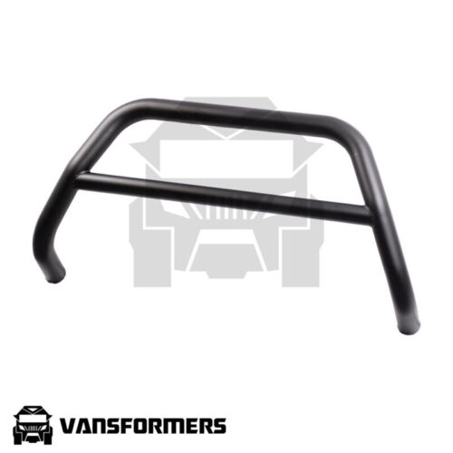 Fiat Ducato 2014+ A-Bar Matte Black (Spoiler Nudge City Bull Bar Matt) - Picture 2 of 8