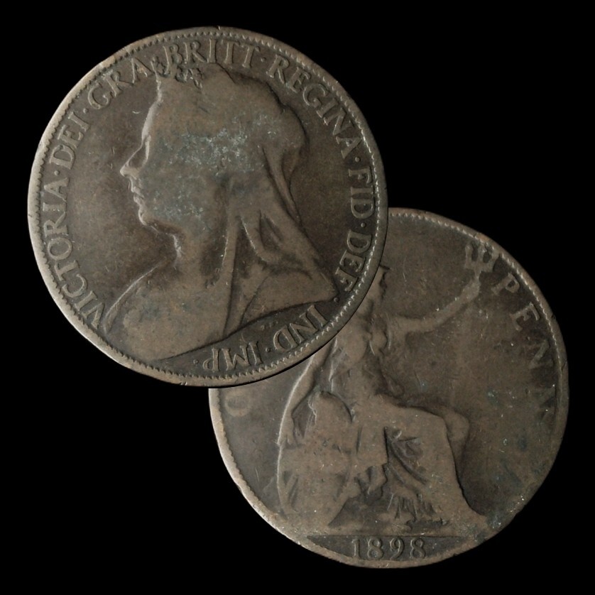 1898年 英国貿易銀 1ドル 本物 UK $1 1898 B Silver British Trade Dollar Hong Kong Straits