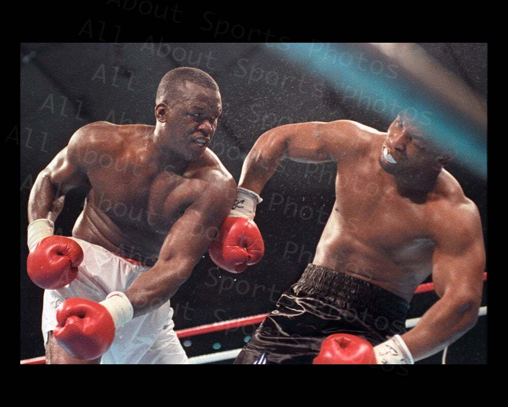 Buster Douglas v Mike Tyson Canvas Print & Poster