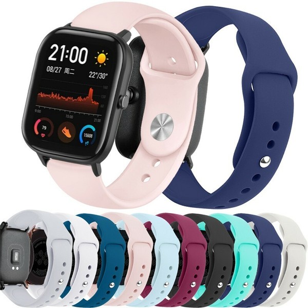 Correa De Silicona Para Smartwatch - Samsung Amazit Huawei - Ancho 20 Y 22 mm