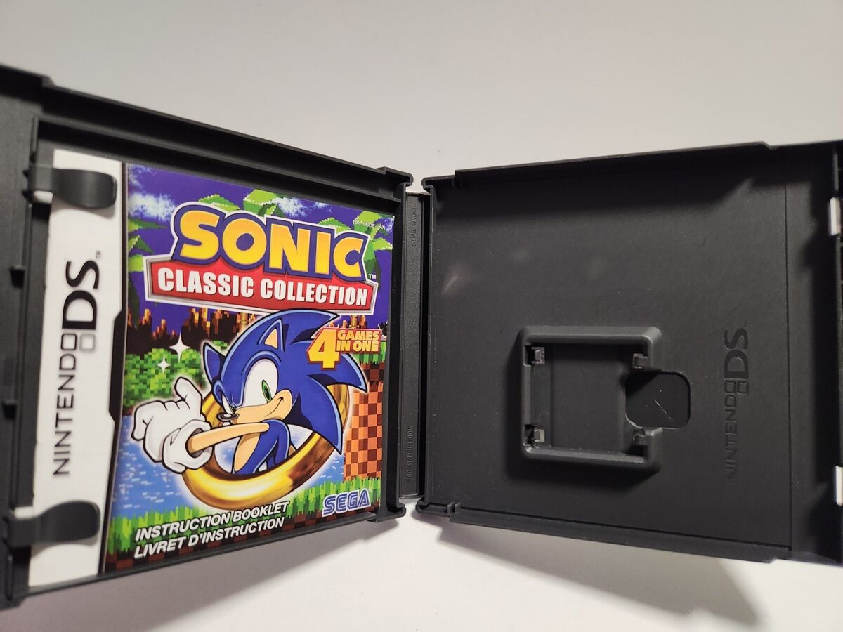 Sonic Classic Collection (Nintendo DS) Original Case & Manual Only