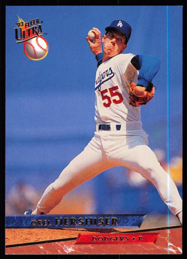 1993 Fleer Ultra Orel Hershiser Los Angeles Dodgers #55 | eBay