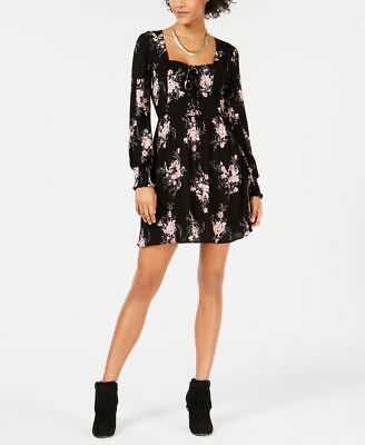 american rag black floral dress American Rag Flower Dress – Sachy's Closet main image 0