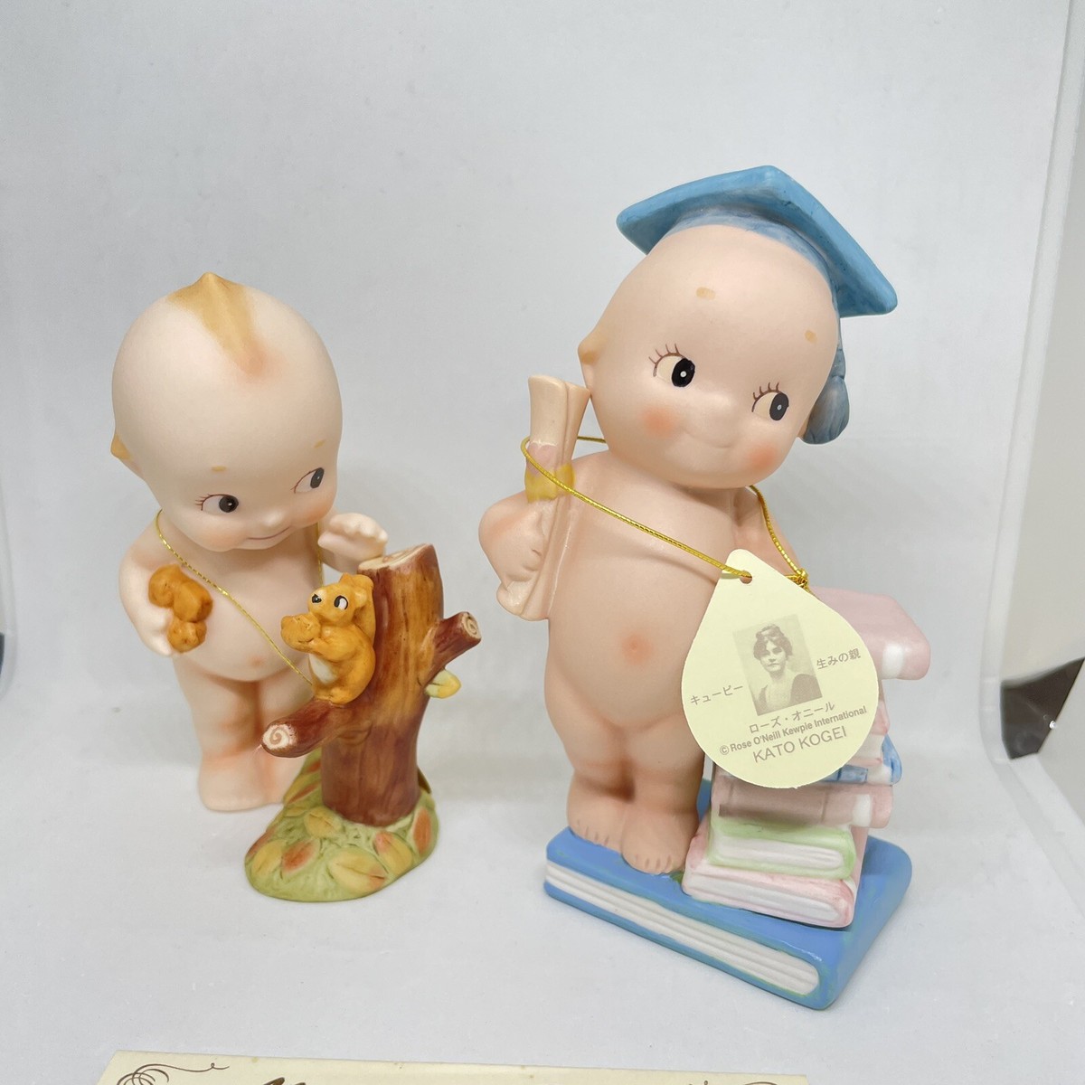 Rose O'Neill kewpie Kato Kogei Graduation & Little friend