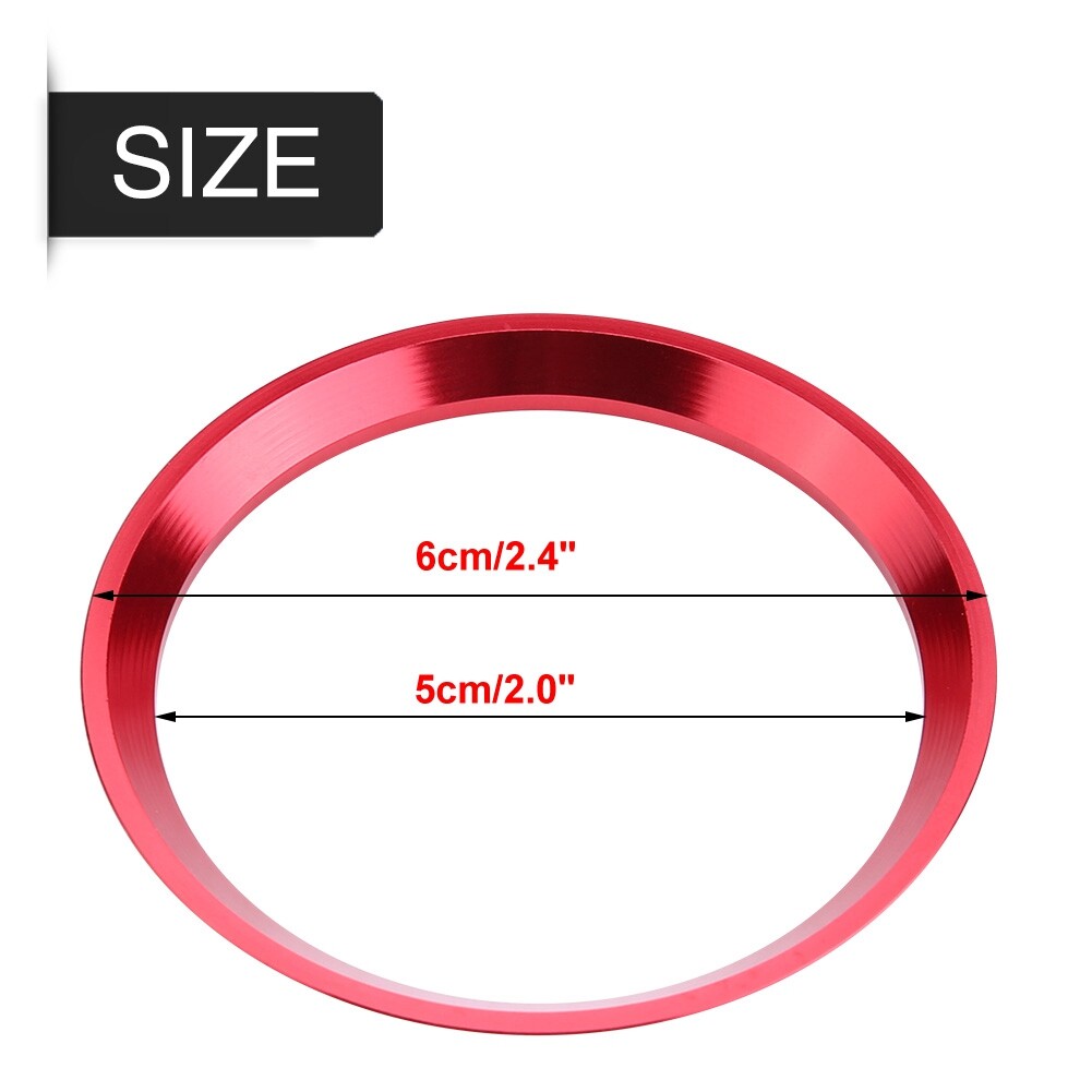 (1)Car Steering Wheel Cover Trim Steering Wheel Car Decoration Frame