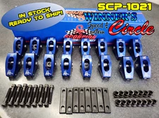 Scorpion Performance SCP1021 SBF Roller Rocker Arms 1.6 Ratio Pedestal Mount