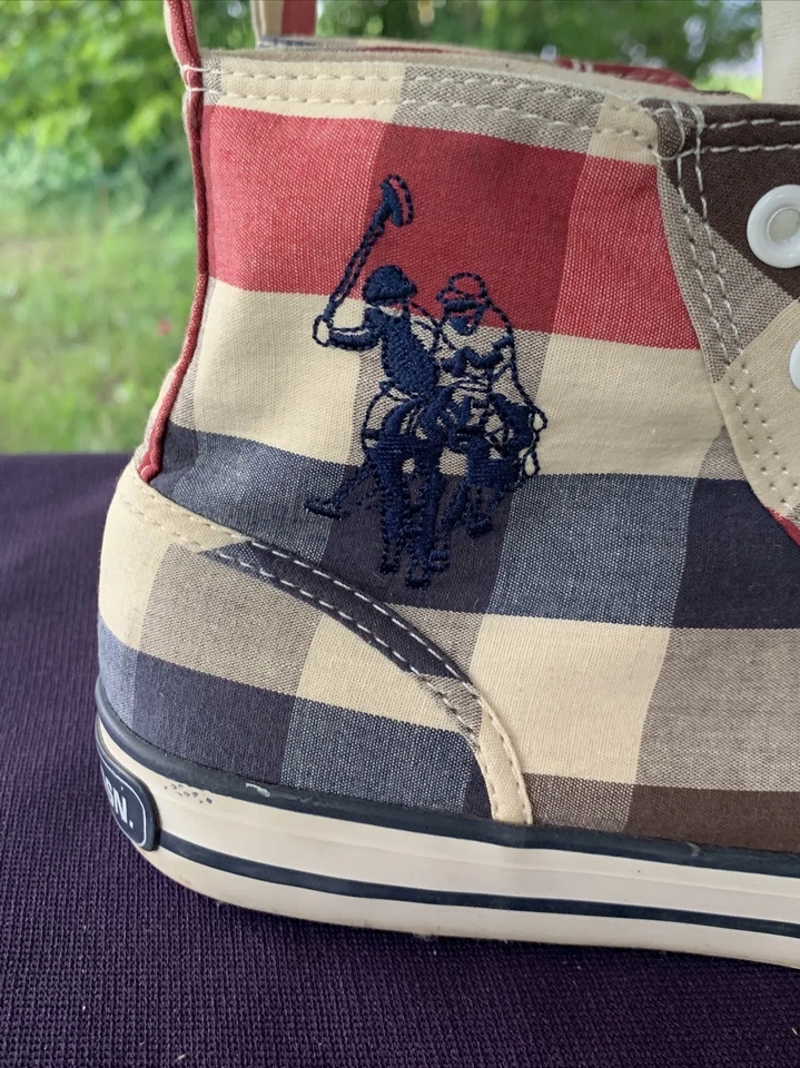 Tênis Feminino U S POLO ASSOCIATION Xadrez Xadrez Hi Tops Tamanho 7 ❤️sj7m46 - Imagem 4 de 4