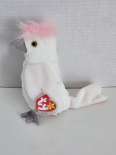Retired TY BEANIE BABY with tags - KUKU THE COCKATOO