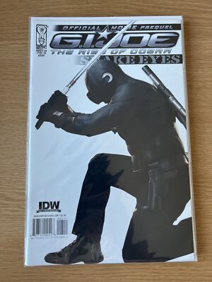 GI Joe: The Rise of Cobra: Movie Prequal #4 - Snake Eyes - June 2009 - IDW