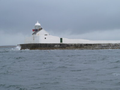 Photo 6x4 Inishgort Lighthouse Clew Bay Murrisk  c2006