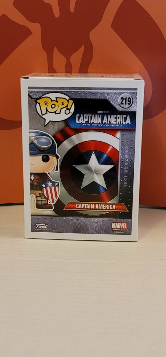 Funko Pop! キャプテン・アメリカ 219 Amazon.com: Funko Pop! Marvel #219 Captain America: The First