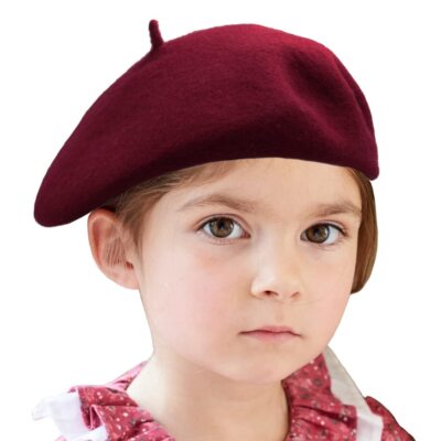 Berets for Kids Wool French Beret Hats Artist Painter Hats for Little Girls B...