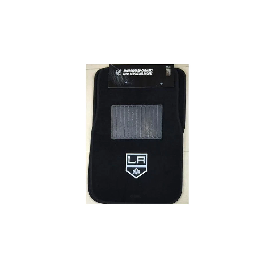 Nuevo Juego de 4 alfombrillas alfombrillas delanteras traseras NHL Los Angeles LA Kings para auto camión Foto 3 de 4