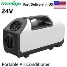 24V Portable Electric Air Conditioner Tent Camping Air Conditioning A/C Unit Kit