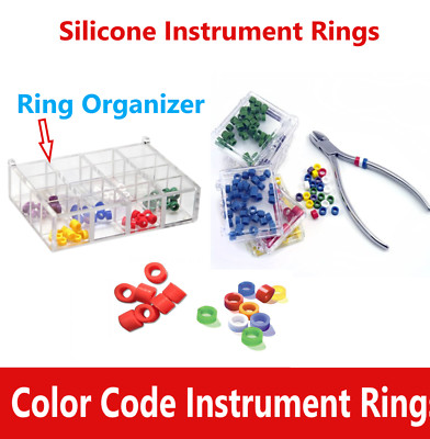 Assorted Color Code Rings Dental Color Code Instrument Rings, Pre Cut1/8, 80/Pk Color Code Ring ...