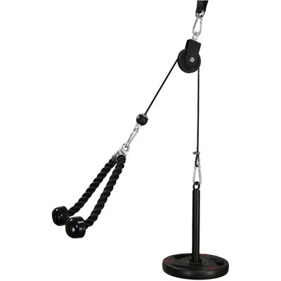 Tragbare Fitness-Lat-Zugmaschine mit 12-Teiligem Zubehör für Muskeltraining
