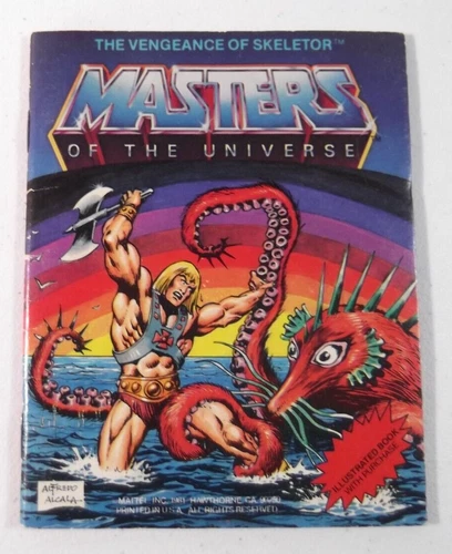 Vengeance of Skeletor  Vtg 1982 Masters of the Universe He-Man figure Mini Comic