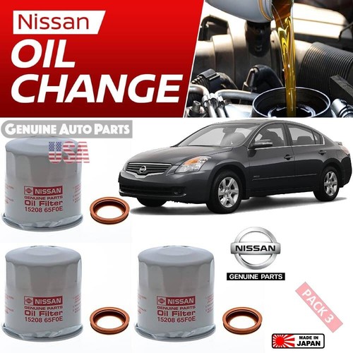 20022015 Nissan Altima 3.5 GENUINE OIL FILTER + Drain Plug 1520865F0A Set of 3 eBay