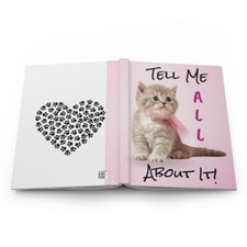 Hardcover Tell Me All About It Journal Companion Write it Out 