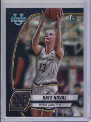 2024-25 Bowman Chrome University Black Wave Refractor Kate Koval